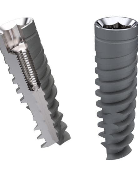 ایمپلنت اینترنال هگز MITO لیدر مدیکا (رزوه‌های خودمتراکم‌کننده دوگانه)