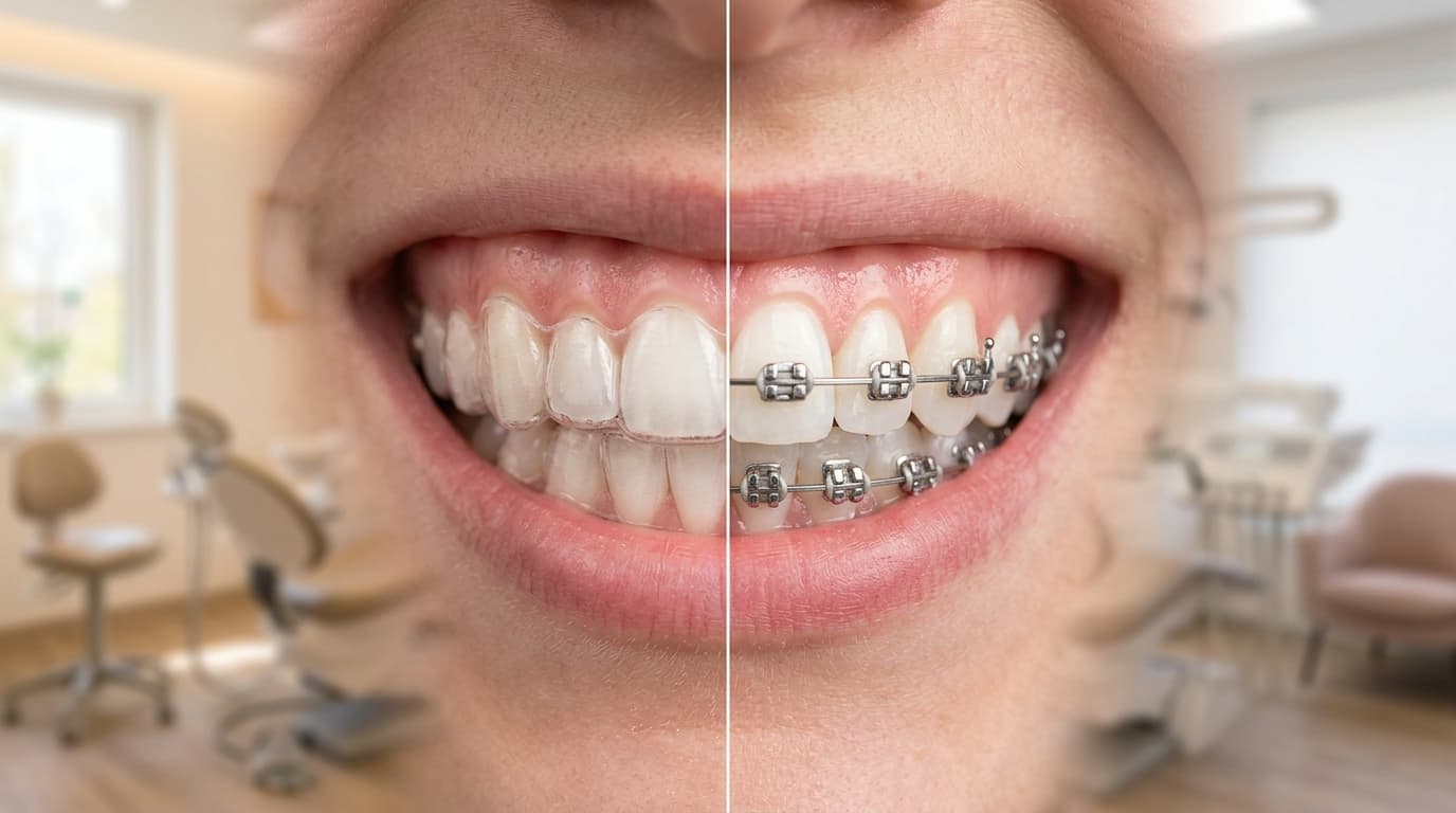 Metal Braces vs. Clear Aligners: A Biomechanical, Clinical, and Practical Comparison