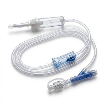 HD IV Infusion Set - medical grade infusion set with luer lock connector by HD sold by Sayeh Gostar Salamat