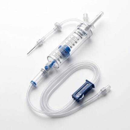 WEBEST Microdrip Burette Set - pediatric microset with graduated chamber and float valve sold by Sayeh Gostar Salamat